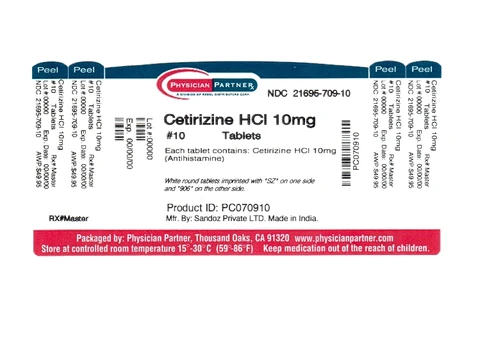 Cetirizine Hydrochloride 포장