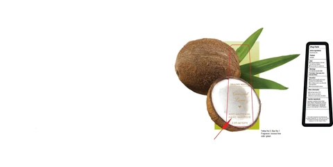 Coconut Lime Anti-Bacterial Hand Sanitizer 포장