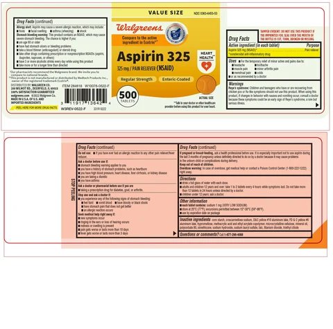 Aspirin 325 mg 포장