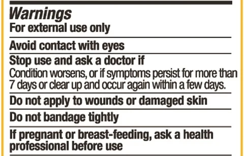 Warnings U058
