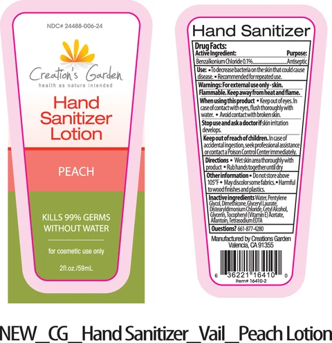 Creations GardenHand Sanitizer 포장