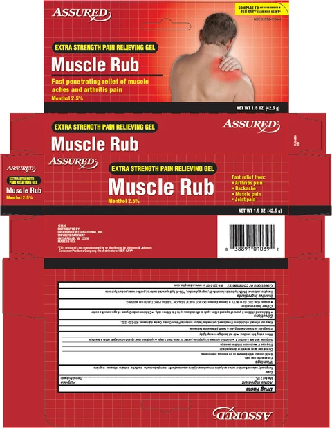 AssuredMuscle Rub 포장