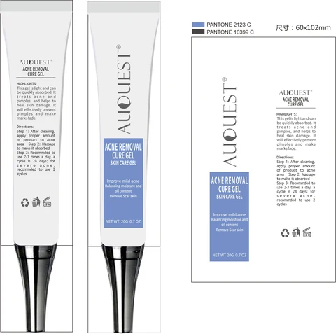 Auquest Acne Removal Cure Gel Skin Care Gel 포장