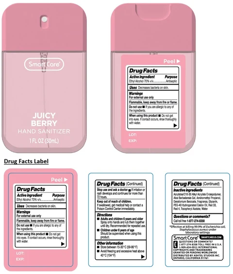 Smart Care HAND SANITIZER JUICY BERRY 포장
