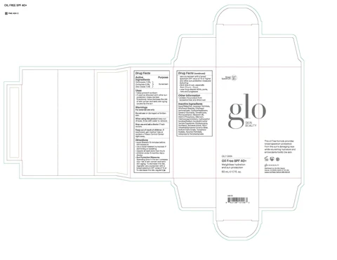 glo SKIN BEAUTY Oil Free SPF 40 packaging