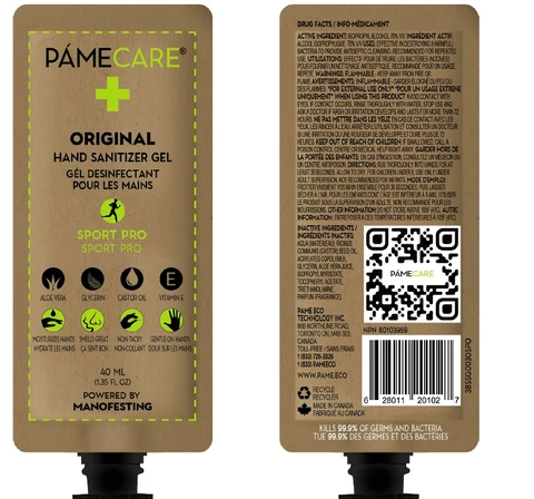Hand SanitizerSport Pro packaging