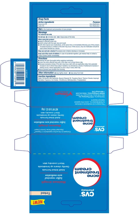 CVS ACNE TREATMENT packaging