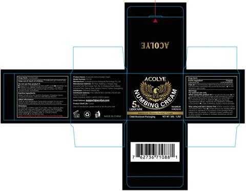 Acolye Numbing Cream Anorectal(Hemorrhoidal) Cream 포장