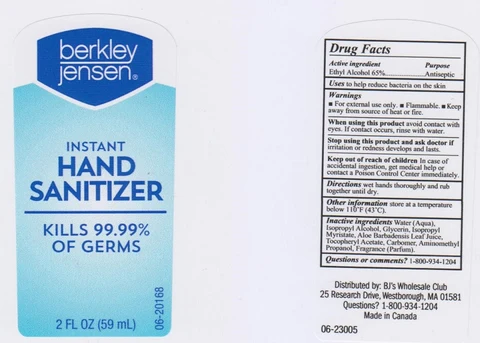 Berkley Jensen Instant Hand Sanitizer 포장