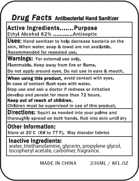 Antibacterial Hand Sanitizer 포장