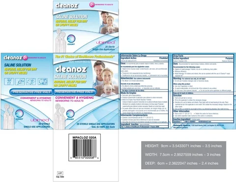 Cleanoz packaging