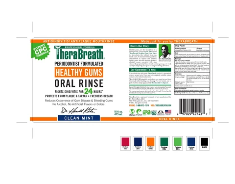 TheraBreath Healthy Gums Oral Rinse packaging