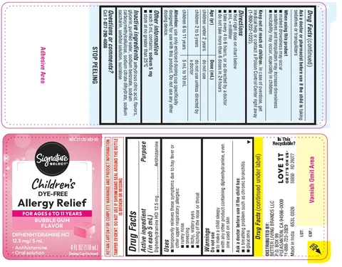 Childrens Dye Free Allergy Relief packaging