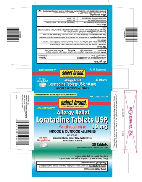 Loratadine packaging