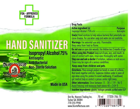 Hand Sanitizer packaging