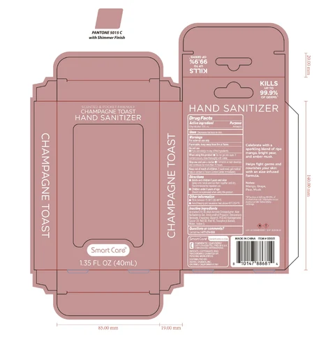 Smart Care Hand Sanitizer Champagne Toast 포장