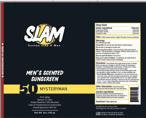 SPF 50 Chemical Mysterman SLAM 포장