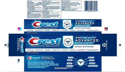 CrestPro Health Advanced Extra Whitening 포장