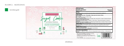 beauty concepts Sugar Cookie ANTIBACTERIAL HAND SANITIZER 포장