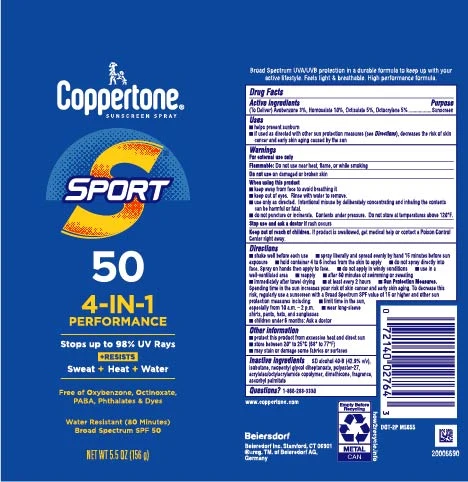 Coppertone Sport Sunscreen SPF 50 포장