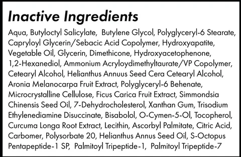 Inactive Ingredients