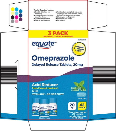 equate omeprazole packaging