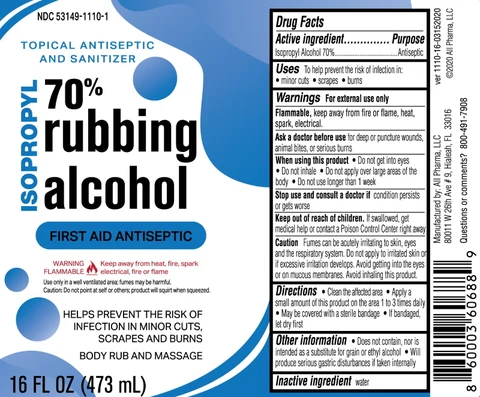 Isopropyl Rubbing Alcohol 70 Percent 포장