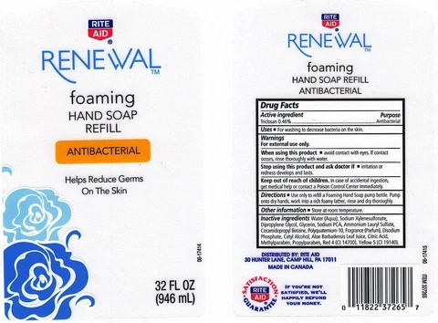RITE AID RENEWALANTIBACTERIAL 포장