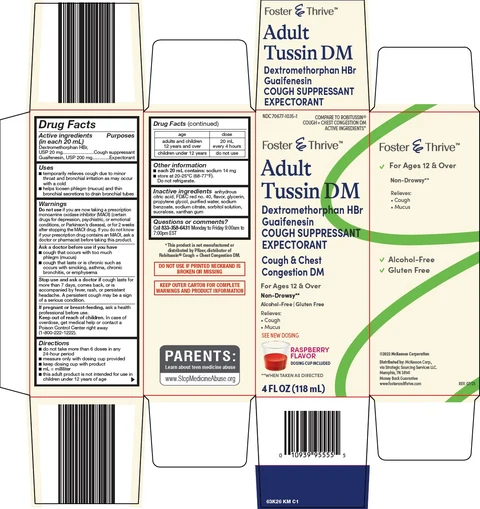 foster and thrive adult tussin dm packaging