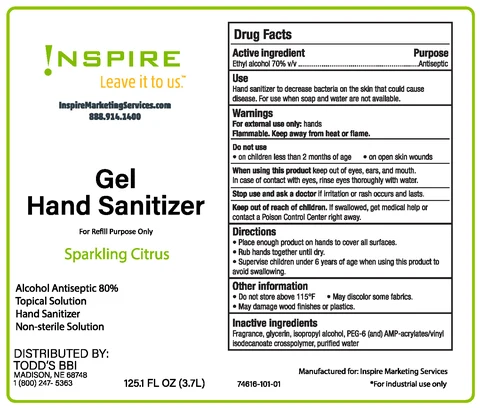 Hand Sanitizer packaging