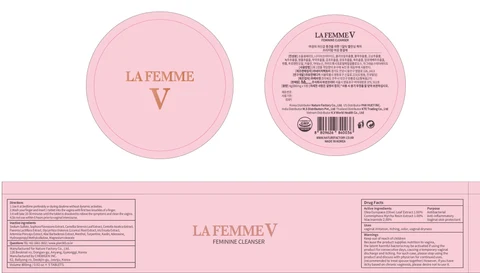 LA FEMME V Feminine Cleanser packaging