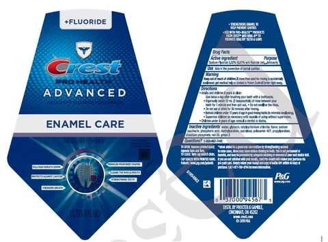 Crest Pro-Health AdvancedEnamel Care 포장