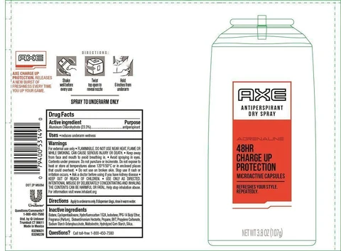 AxeAdrenaline Antiperspirant 포장
