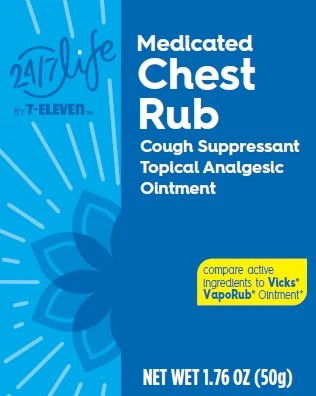 24/7 Life Medicated Chest Rub 포장