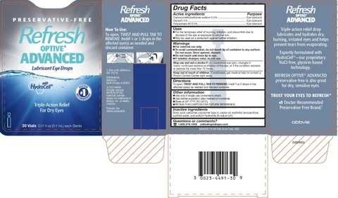 REFRESH OPTIVE Advanced 포장