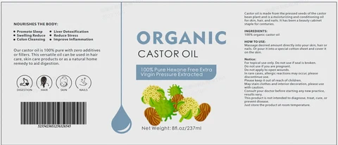 Castor oil 포장