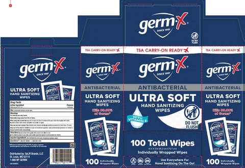 Hand Sanitizing Wipes packaging