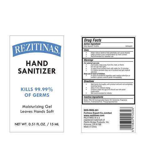 Hand Sanitizer packaging
