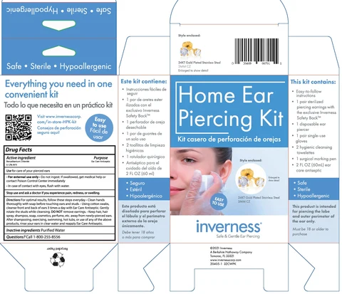 Inverness Home Ear Piercing Kit 포장