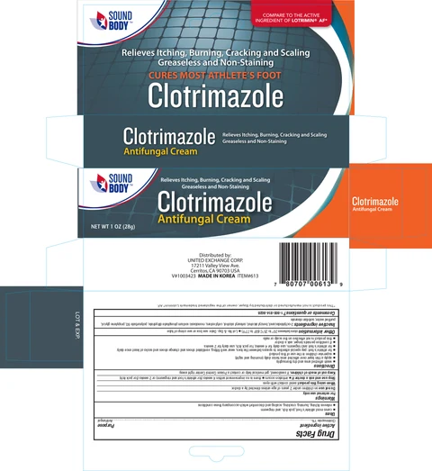 SoundBody Clotrimazole Antifungal packaging
