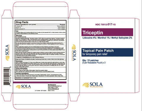 Triceptin packaging