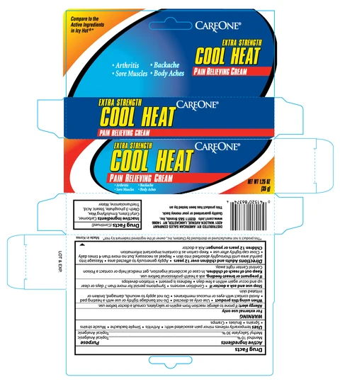 CARE ONE COOL HEAT PAIN RELIEVING packaging