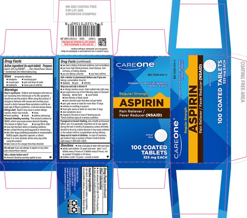 Aspirin Regular Strength 포장