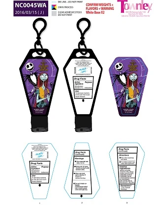 Blueberry Scented Hand SanitizerNightmare 5 포장