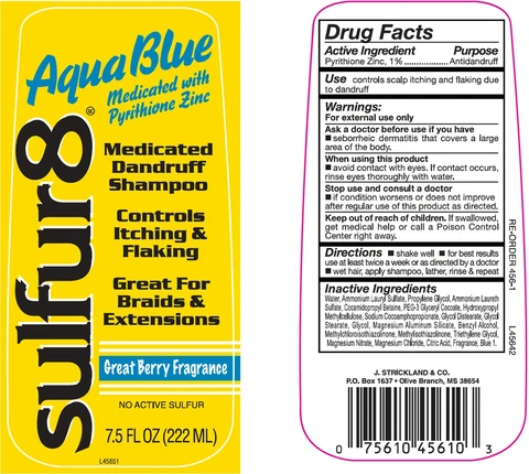 Sulfur 8 Aqua Blue 포장