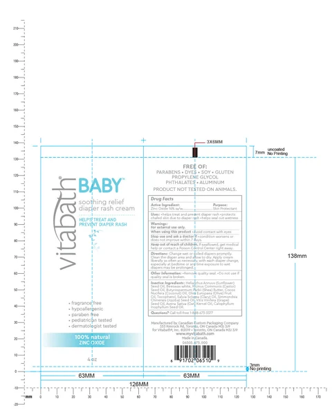 Vitabath Baby Soothing Relief Diaper Rash 포장