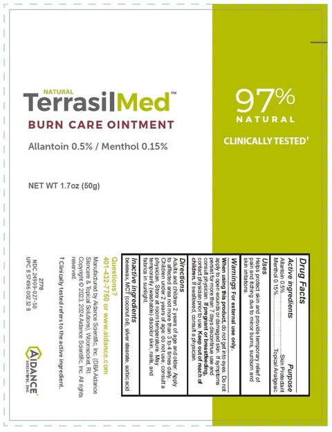 TerrasilMed BURN CARE packaging
