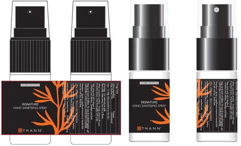 Thann Signature Hand Sanitising packaging