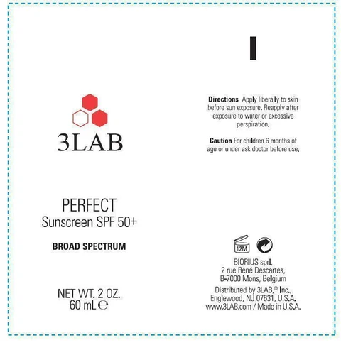 3LAB PERFECT Sunscreen SPF 50 Plus Broad Spectrum 포장