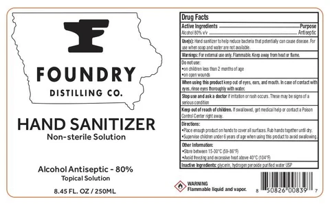 Hand Sanitizer packaging